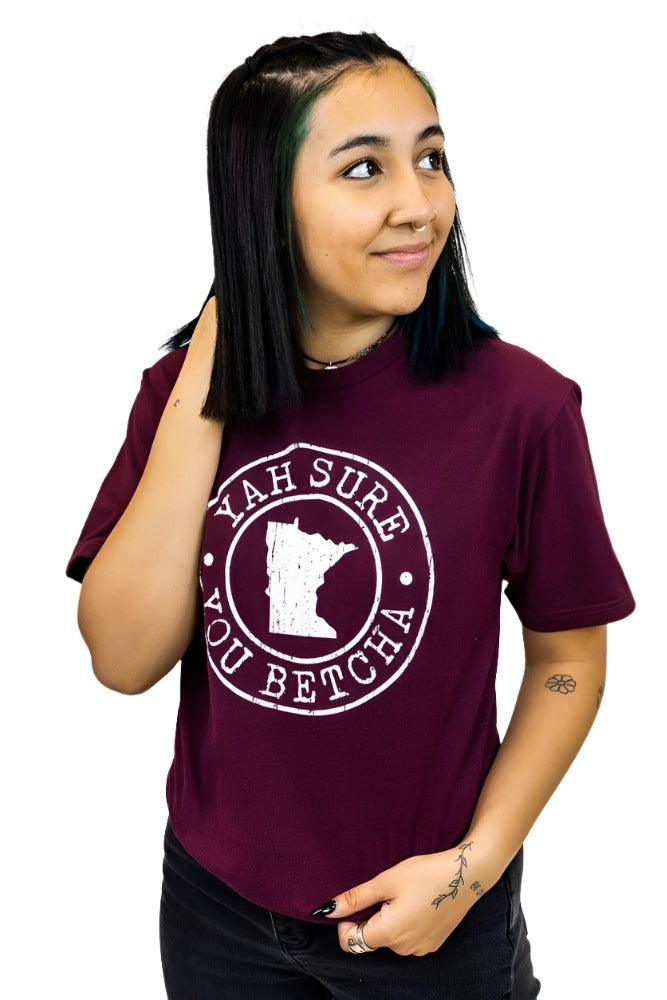 Yah Sure, You Betcha Emblem Tee - Love From USA