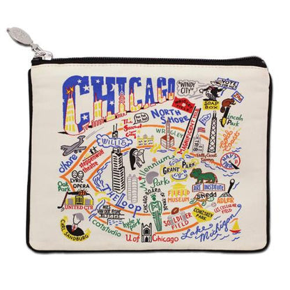 Chicago Pouch Embroidered - Love From USA