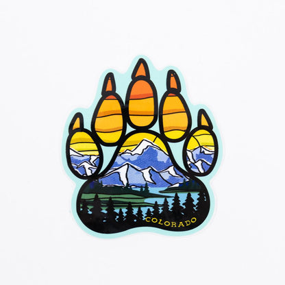 Paw To The Mountain Sticker