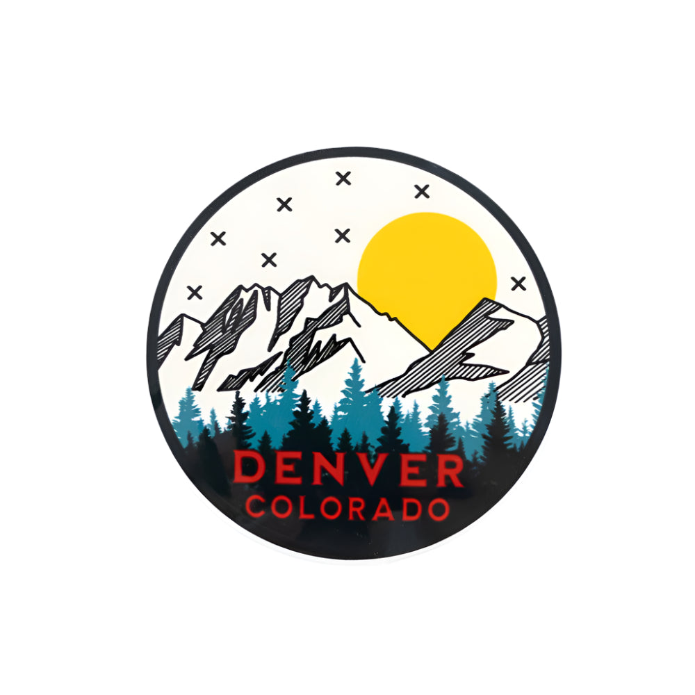 Colorado Mountain High Sticker - Love From USA