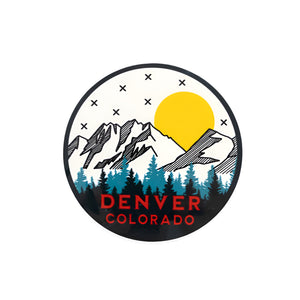 Colorado Mountain High Sticker - Love From USA