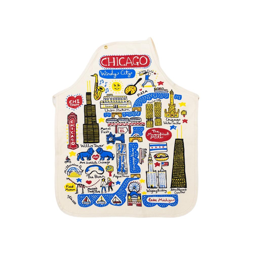 Map of Chicago Apron - Love From USA