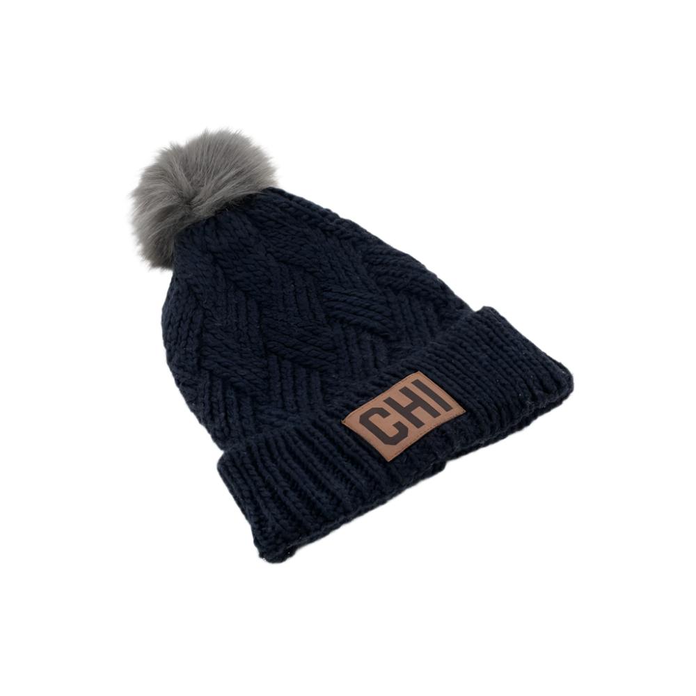 Women's Pom Pom Chicago Beanie