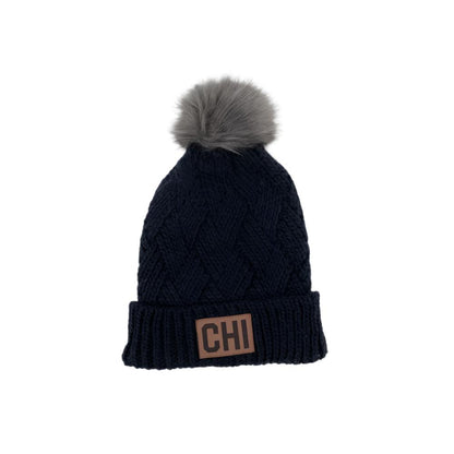 Women's Pom Pom Chicago Beanie