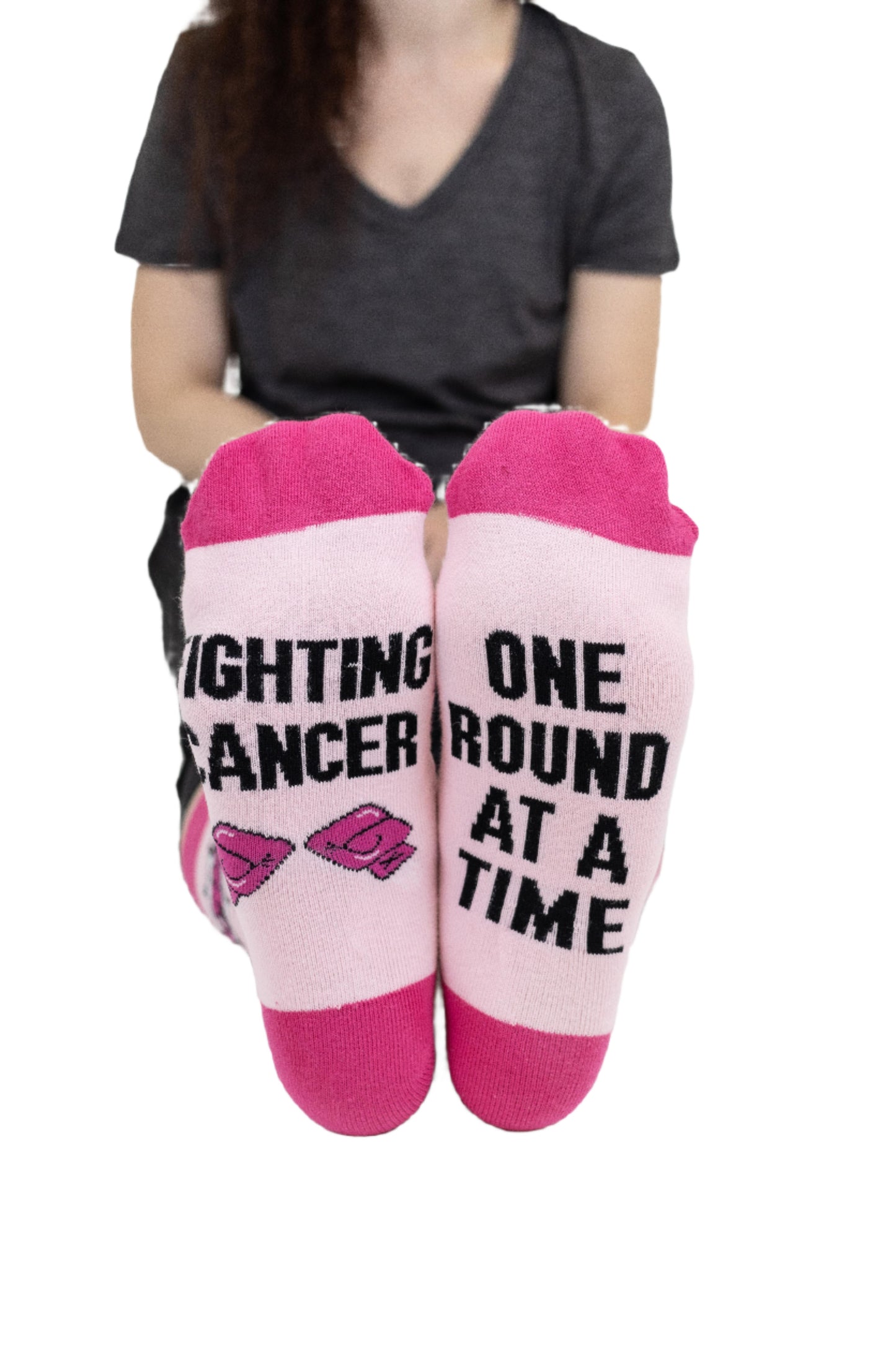 We Fight Cancer Together Socks