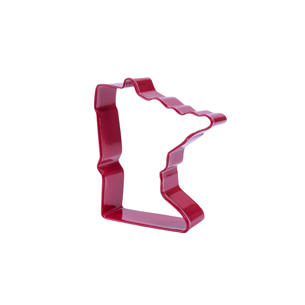 MN State Shape Cookie Cutter Red