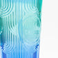 Chicago Green/Blue Deco Cup with Straw