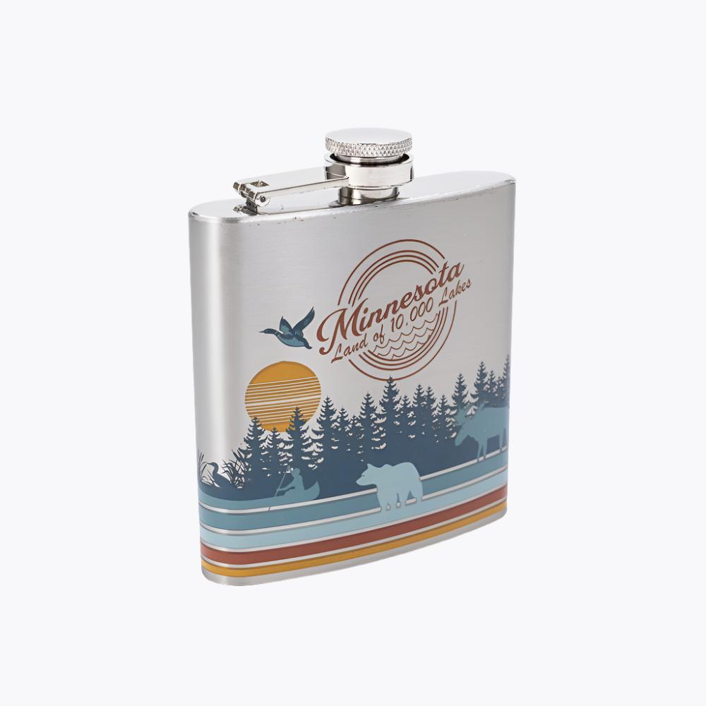 Minnesota Bottom Line Flask