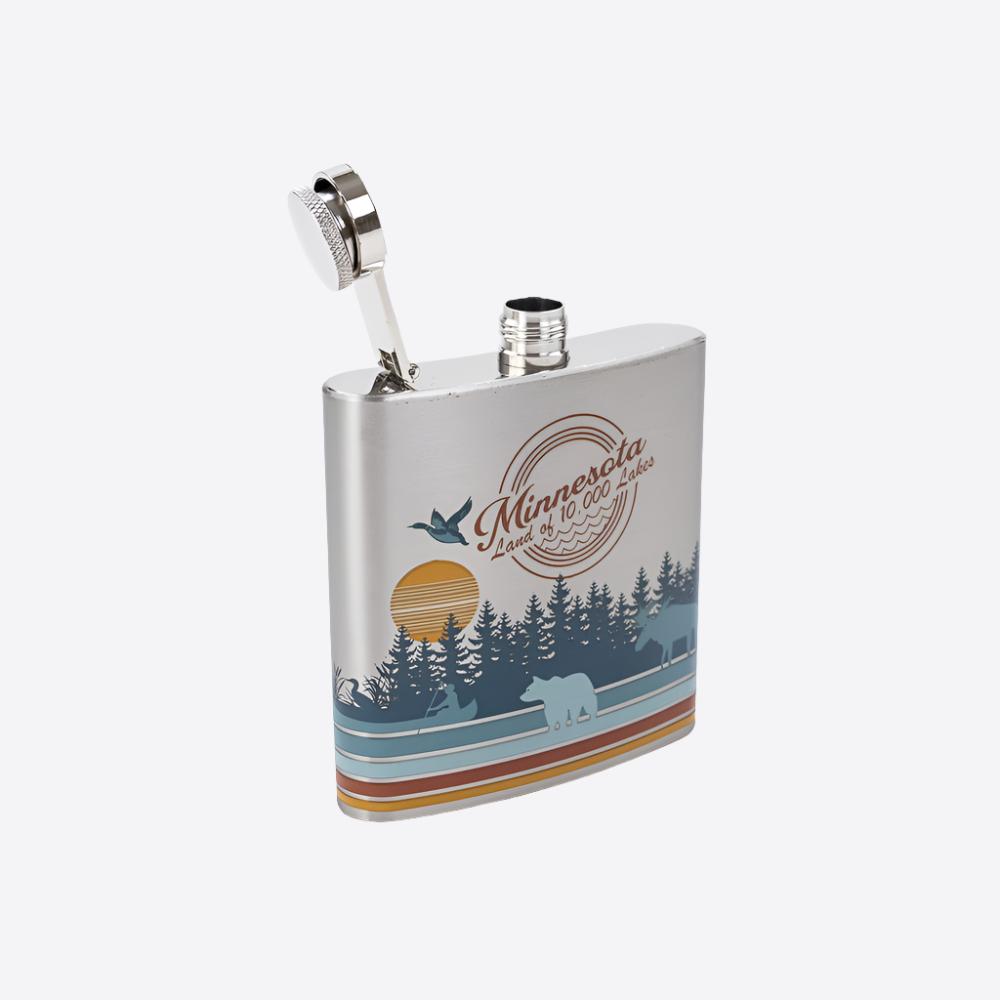 Minnesota Bottom Line Flask