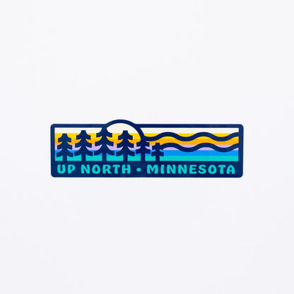 Up North Pines Minnesota Sticker