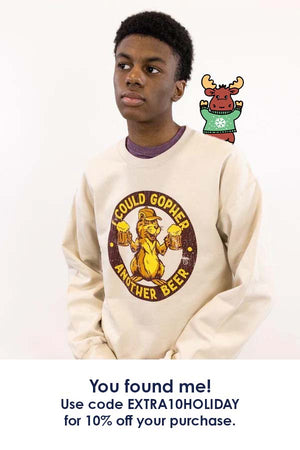Minnesota Gopher A Beer Sweatshirt