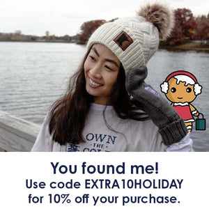 Minnesota Leather Patch Beanie