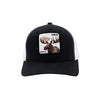 MN Big Moose Patch Hat - BLACK/WHITE