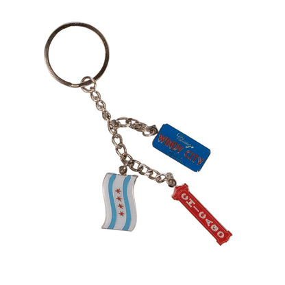 Chicago Charms Keychain