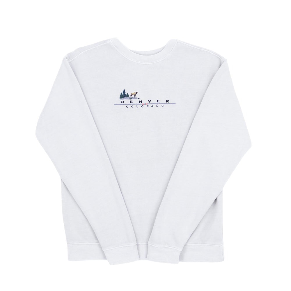 Denver Embroidered Crewneck