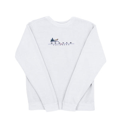 Denver Embroidered Crewneck