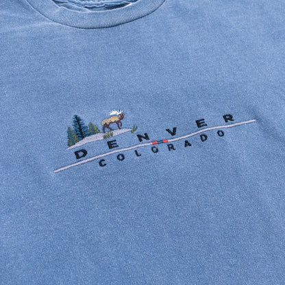 Denver Colorado Embroidered Tee