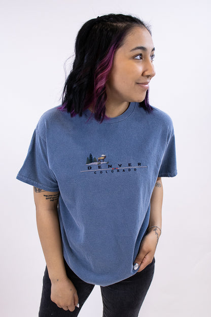 Denver Colorado Embroidered Tee