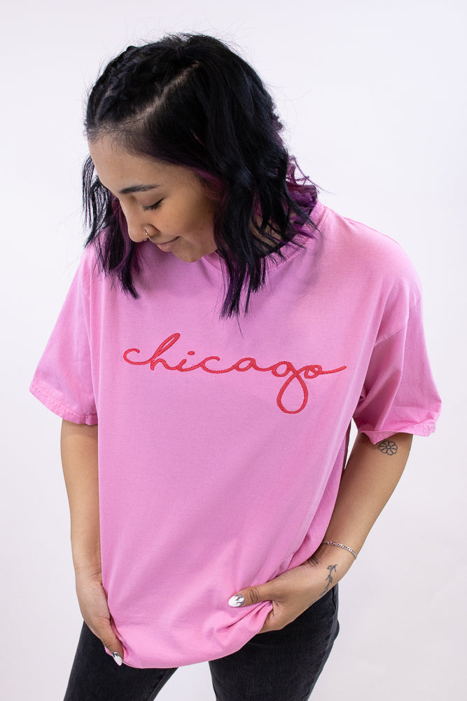 Chicago Cursive Tee