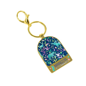 Minnesota Chromatic Patternalia Keychain