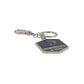 Keychain with 'MINNESOTA UP NORTH' tag on a white background