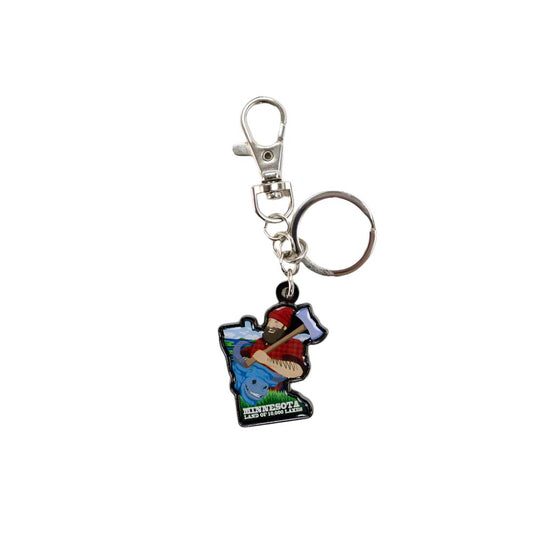 The Paul and Babe Keychain