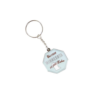 Minnesota 10,000 Lakes Keychain - Love From USA