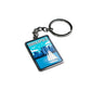 Keychain with Minneapolis design on a white background
