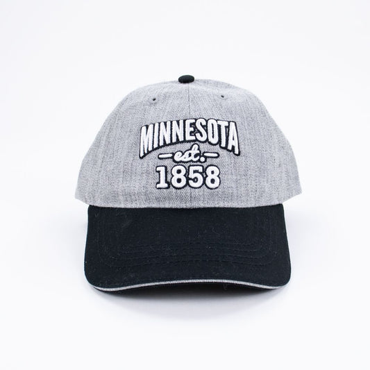 Minnesota 1858 Grey/Blk Hat