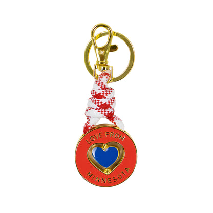 Love From Minnesota Spinner Keychain