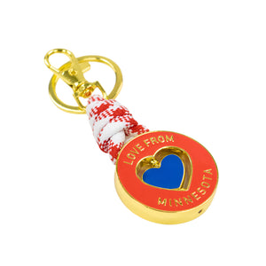 Love From Minnesota Spinner Keychain