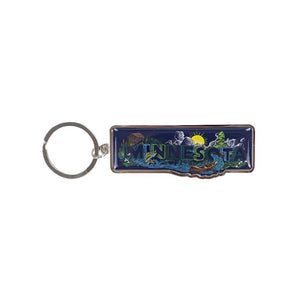 Minnesota Cosmic Keychain - Love From USA