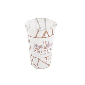 Chicago Rose Gold Skyline Shot Glass - Love From USA