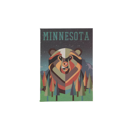 Minnesota Bear Cloth Magnet