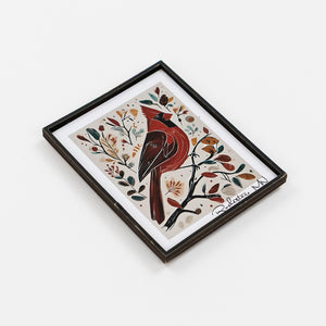 Rochester Framed Cardinal Magnet
