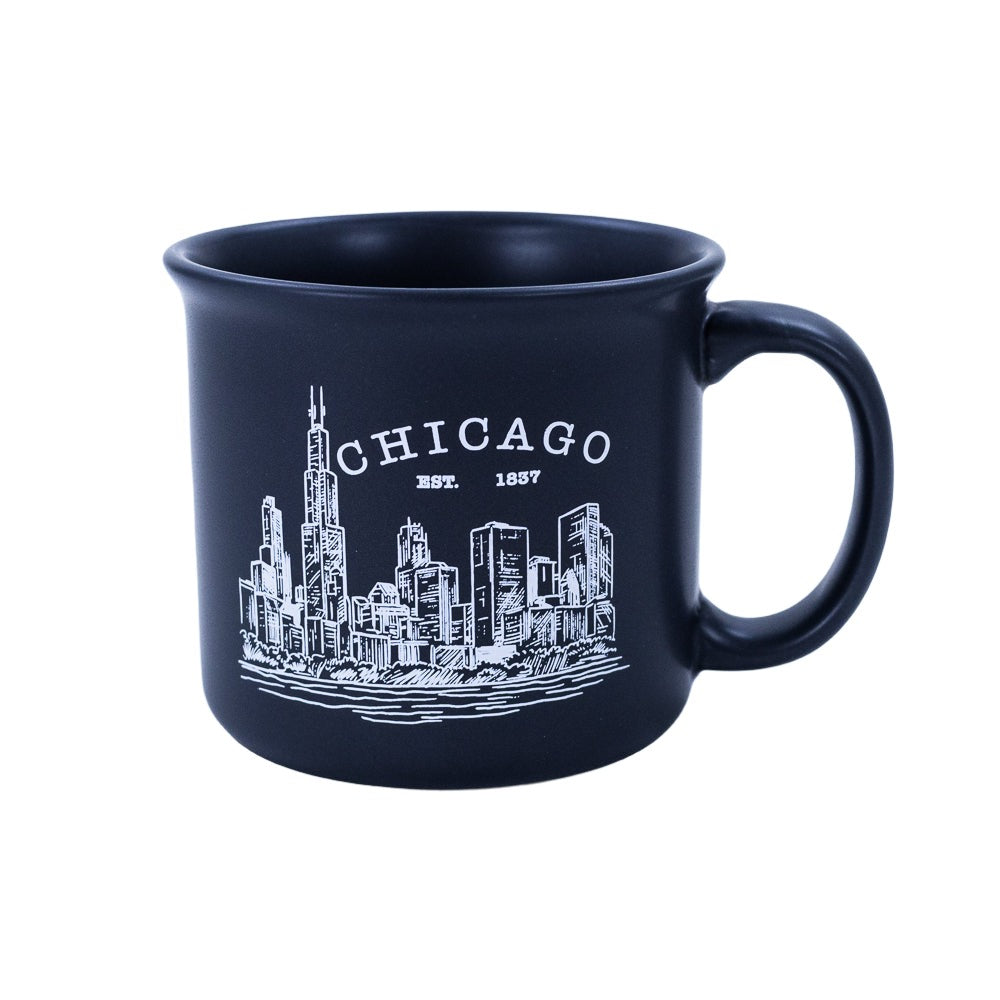 Chicago History Skyline Mug