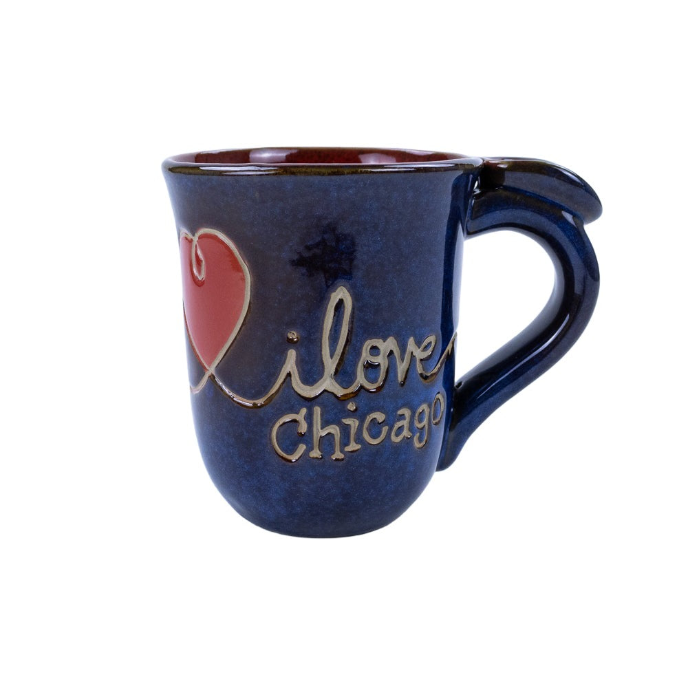 I Love Chicago Pottery Mug