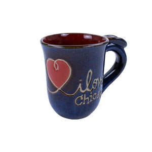 I Love Chicago Pottery Mug - Love From USA