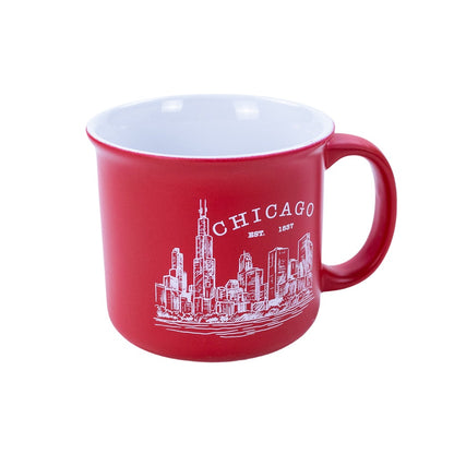 History Red Chicago Mug