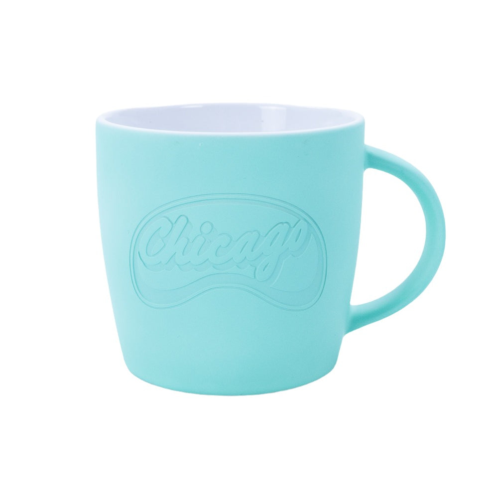 Deep Teal Bean Mug