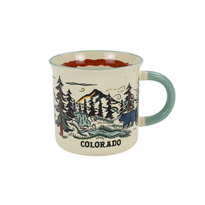 Colorado Folksy Camper Mug
