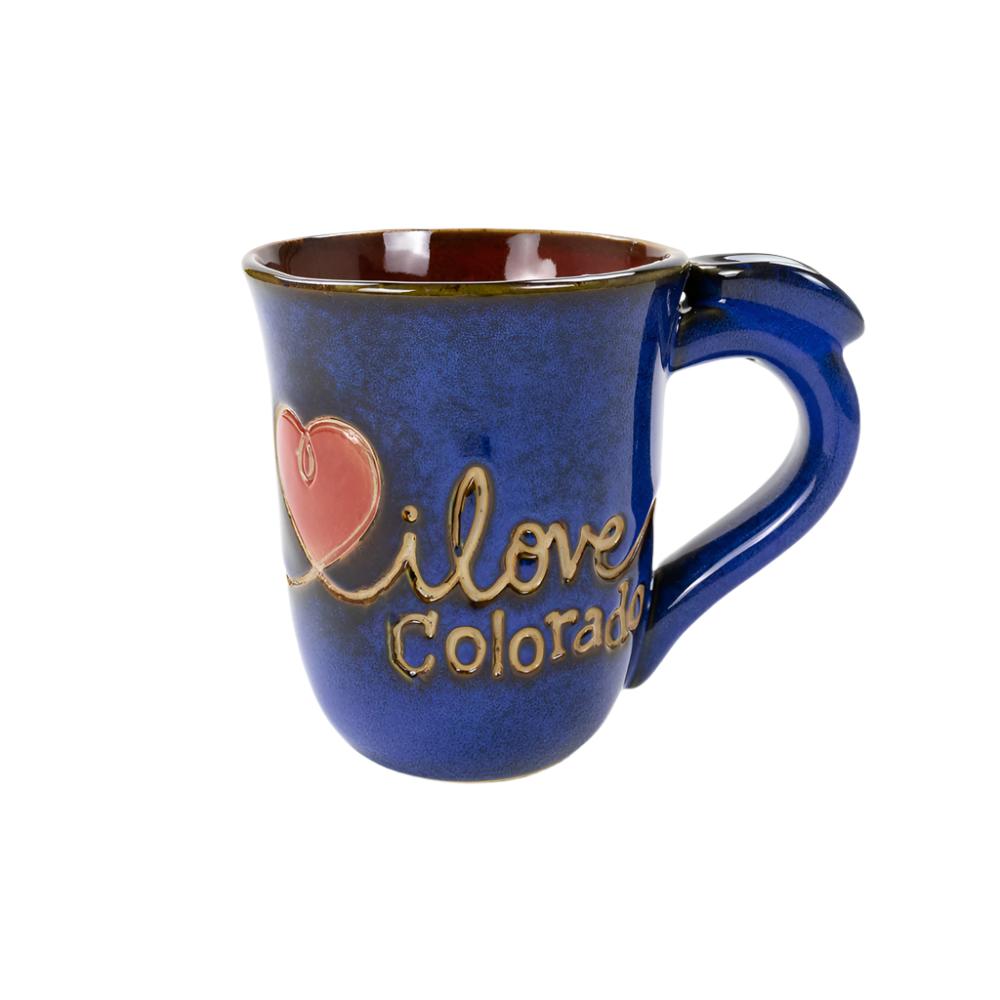 I Love Colorado Pottery Mug