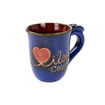 I Love Colorado Pottery Mug