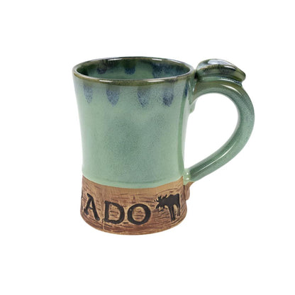 Colorado Green Pottery Mug