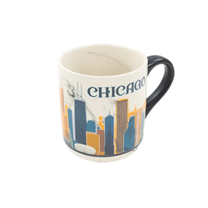 Chicago Marble Skyline Mug