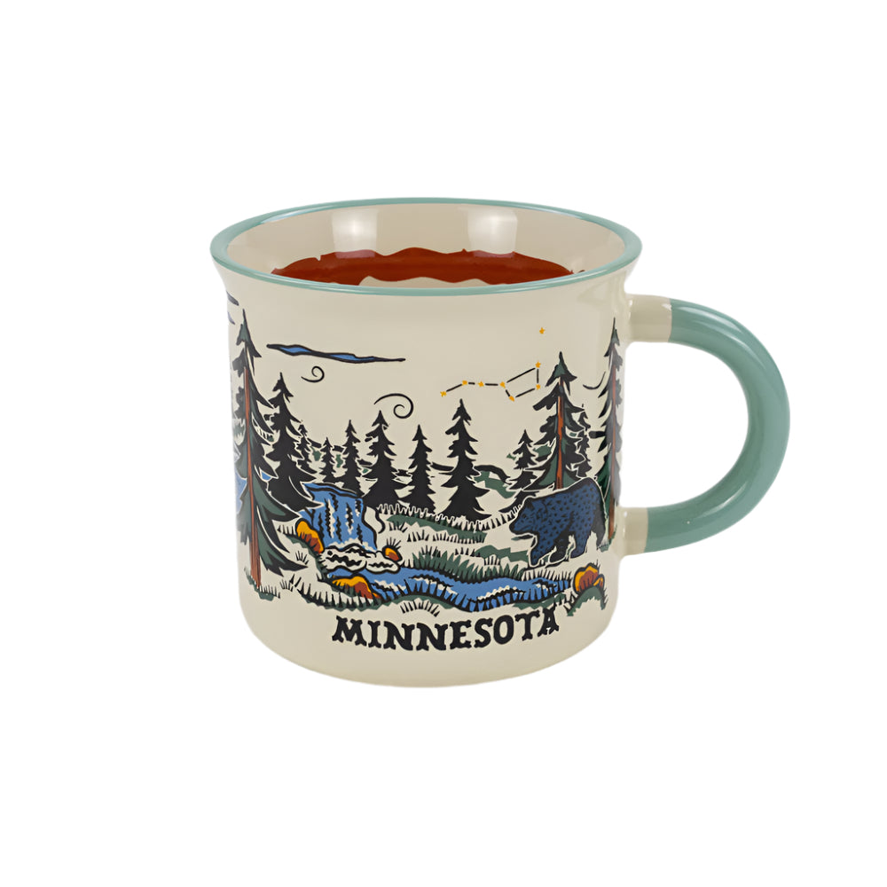 Minnesota Folksy Camper Mug
