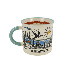 Minnesota Folksy Camper Mug