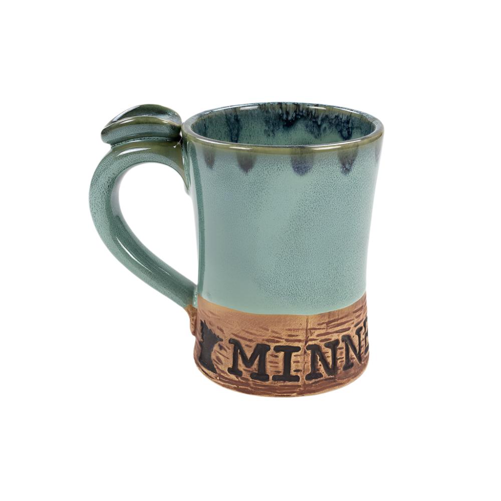 Minnesota Green Pottery Mug