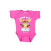 Moose Hug Onesie - RASPBERRY
