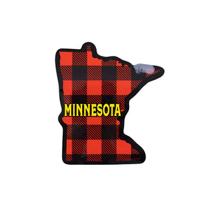 All Plaid Minnesota Sticker - Love From USA